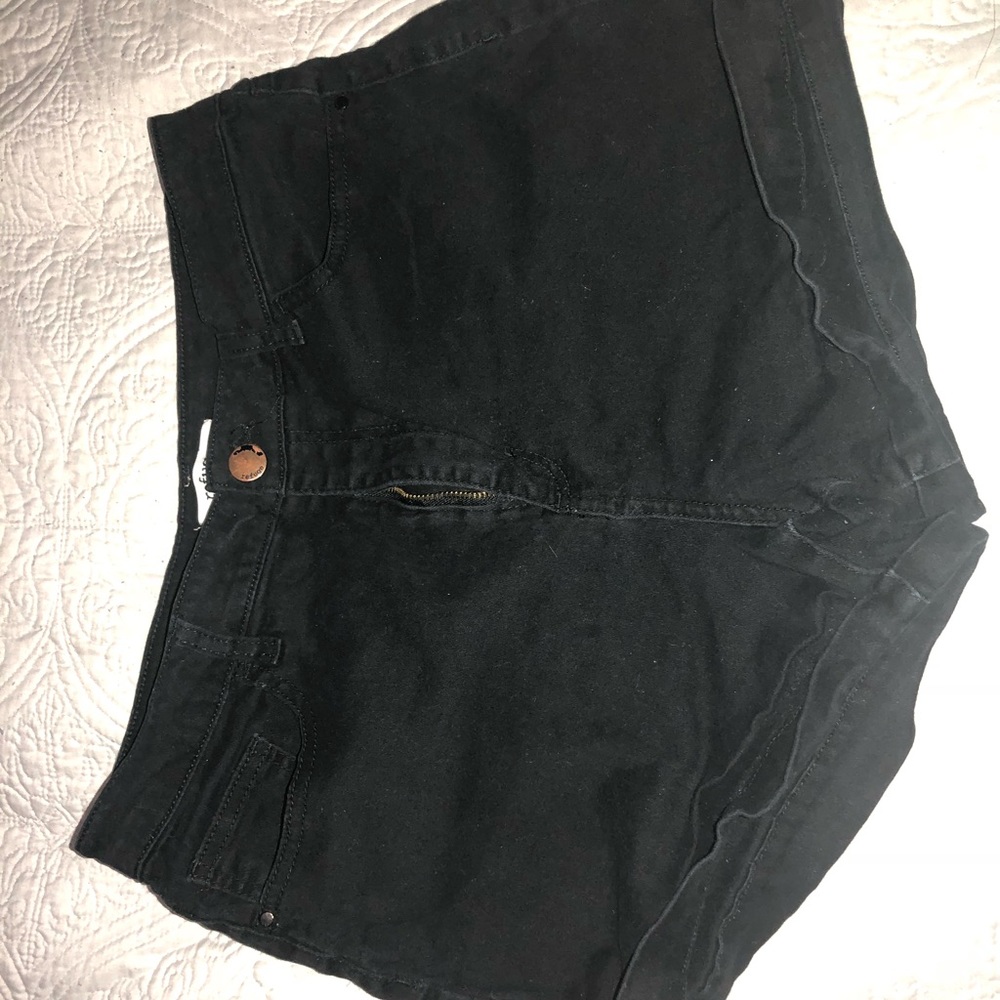 Black Hight Waisted Shorts
